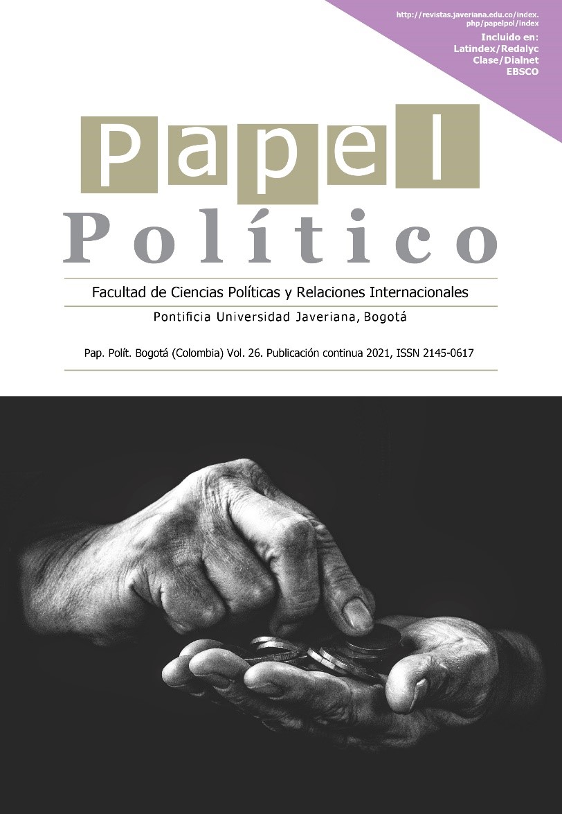 Revista Papel Político de Colombia Articulo :“Ingreso mínimo vital, línea de pobreza, salario mínimo constitucional y la renta básica para Colombia” Pontificia Universidad Javeriana